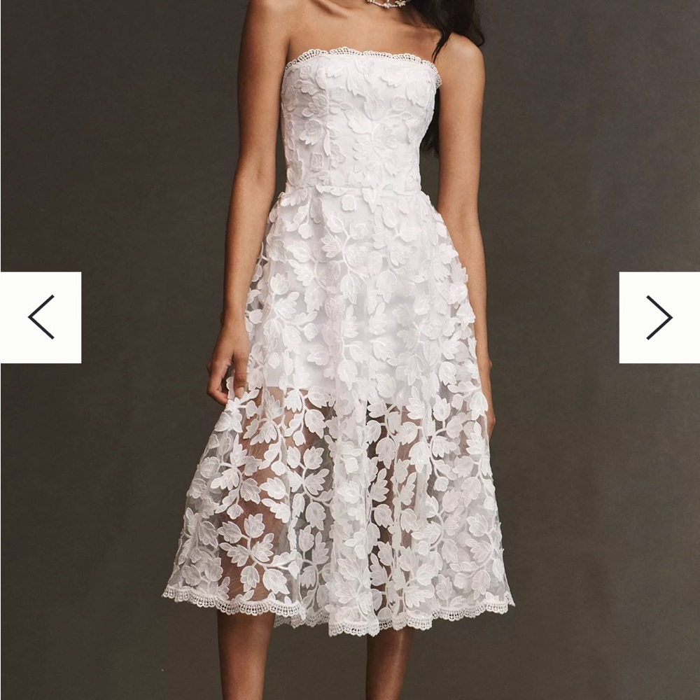 Helsi Florence Strapless A-Line Midi Dress